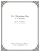 It's Christmas Day SATB choral sheet music cover
